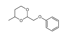 4-methyl-2-(phenoxymethyl)-1,3-dioxane结构式