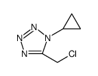 1H-Tetrazole, 5-(chloromethyl)-1-cyclopropyl Structure