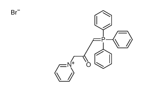 1-pyridin-1-ium-1-yl-3-(triphenyl-λ5-phosphanylidene)propan-2-one,bromide结构式