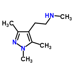 N-Methyl-2-(1,3,5-trimethyl-1H-pyrazol-4-yl)ethanamine Structure