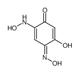 2-hydroxy-5-hydroxyamino-[1,4]benzoquinone-1-oxime Structure