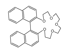 (+/-)-1,1'-bi-2-naphtho(17-crown-5) Structure