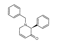 (2S)-1-benzyl-2-phenyl-1,6-dihydropyridin-3(2H)-one结构式