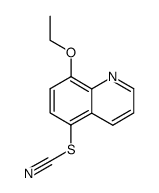 8-ethoxy-[5]quinolyl thiocyanate结构式