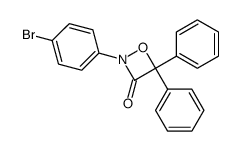 2-(4-bromo-phenyl)-4,4-diphenyl-[1,2]oxazetidin-3-one Structure