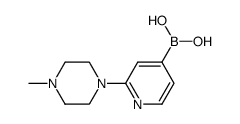 (2-(4-Methylpiperazin-1-yl)pyridin-4-yl)boronic acid picture