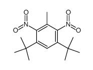 1,5-di-tert-butyl-3-methyl-2,4-dinitro-benzene Structure