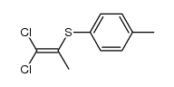 β,β-dichloroisopropenyl p-tolyl sulfide结构式