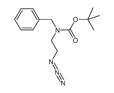 tert-butyl (2-azidoethyl)(benzyl)carbamate结构式