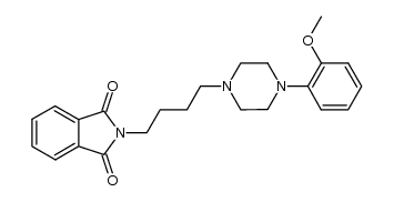 1H-Isoindole-1,3(2H)-dione, 2-[4-[4-(2-Methoxyphenyl)-1-piperazinyl]butyl]-结构式