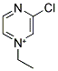 3-CHLORO-1-ETHYLPYRAZIN-1-IUM Structure