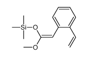 [2-(2-ethenylphenyl)-1-methoxyethenoxy]-trimethylsilane Structure