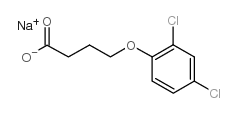 sodium 4-(2,4-dichlorophenoxy)butyrate structure