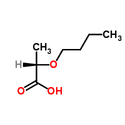 (2S)-2-Butoxypropanoic acid Structure