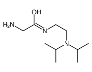 2-amino-N-[2-[di(propan-2-yl)amino]ethyl]acetamide Structure