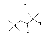 (2,3-dichloro-3-methyl-butyl)-trimethyl-ammonium, iodide Structure