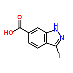 3-Iodo-1H-indazole-6-carboxylic acid Structure