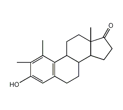 3-Hydroxy-1,2-dimethylestra-1,3,5(10)-trien-17-one structure