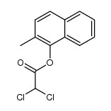2-methylnaphthalen-1-yl dichloroacetate结构式