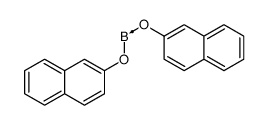 dinaphthalen-2-yloxyboron Structure