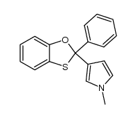 1-methyl-3-(2-phenylbenzo[d][1,3]oxathiol-2-yl)-1H-pyrrole结构式