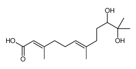 10,11-dihydroxy-3,7,11-trimethyldodeca-2,6-dienoic acid结构式