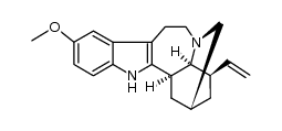 12-methoxy-20,21-didehydro-ibogamine Structure