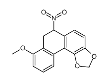 8-methoxy-6-nitro-6,7-dihydronaphtho[2,1-g][1,3]benzodioxole结构式