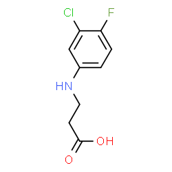 B-ALANINE, N-(3-CHLORO-4-FLUOROPHENYL)- picture