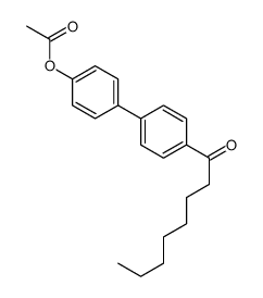 [4-(4-octanoylphenyl)phenyl] acetate结构式