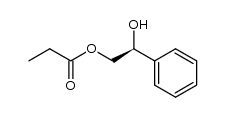 (S)-(+)-2-(propanoyloxy)-1-phenylethanol Structure