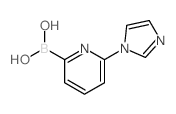 (6-(1H-IMIDAZOL-1-YL)PYRIDIN-2-YL)BORONIC ACID structure