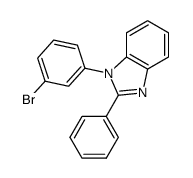 1H-Benzimidazole, 1-(3-bromophenyl)-2-phenyl- structure