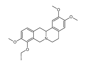 rac-9-ethoxy-2,3,10-trimethoxy-berbine结构式