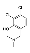 2,3-dichloro-6-[(dimethylamino)methyl]phenol结构式