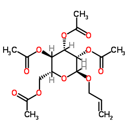 Allyl 2,3,4,6-tetra-O-acetyl-α-D-mannopyranoside结构式