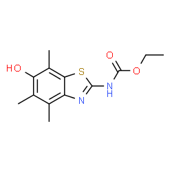 Carbamic acid,(6-hydroxy-4,5,7-trimethyl-2-benzothiazolyl)-,ethyl ester (9CI)结构式