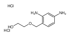 2-((2,4-Diaminobenzyl)oxy)ethanol dihydrochloride structure