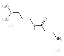 3-Amino-N-[3-(dimethylamino)propyl]propanamide dihydrochloride结构式