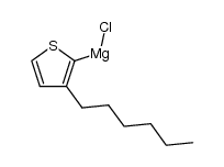 (3-hexylthiophen-2-yl)magnesium chloride Structure