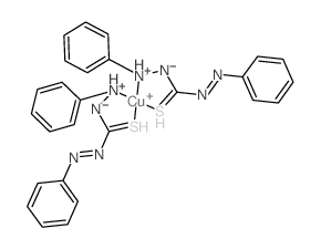 Copper,bis[(2-phenyldiazenecarbothioic acid-kS) 2-phenylhydrazidato-kN2]-, (SP-4-1)- picture