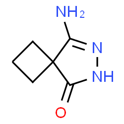 8-氨基-6,7-二氮杂螺[3.4]辛-7-烯-5-酮结构式