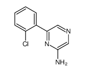 6-(2-chlorophenyl)pyrazin-2-amine结构式