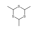 2,4,6-trimethyl-1,3,5-trithiane结构式