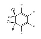 cis-5,6-dichlorohexafluorocyclohexa-1,3-diene结构式