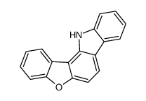 12H-苯并呋喃并[3,2-a]咔唑结构式