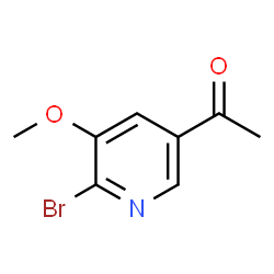 1-(6-Bromo-5-methoxypyridin-3-yl)ethan-1-one structure