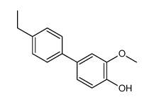 4-(4-ethylphenyl)-2-methoxyphenol结构式