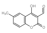 4-HYDROXY-3-FORMYL-6-METHYLCOUMARIN Structure