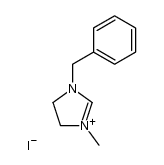 1-benzyl-3-methyl-4,5-dihydroimidazolium iodide Structure